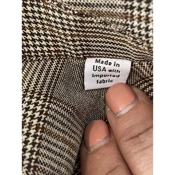 Veronica Beard Cutaway Dickey Jacket In MultiPlaid Size 6 Mint Condition - Picture 10 of 11